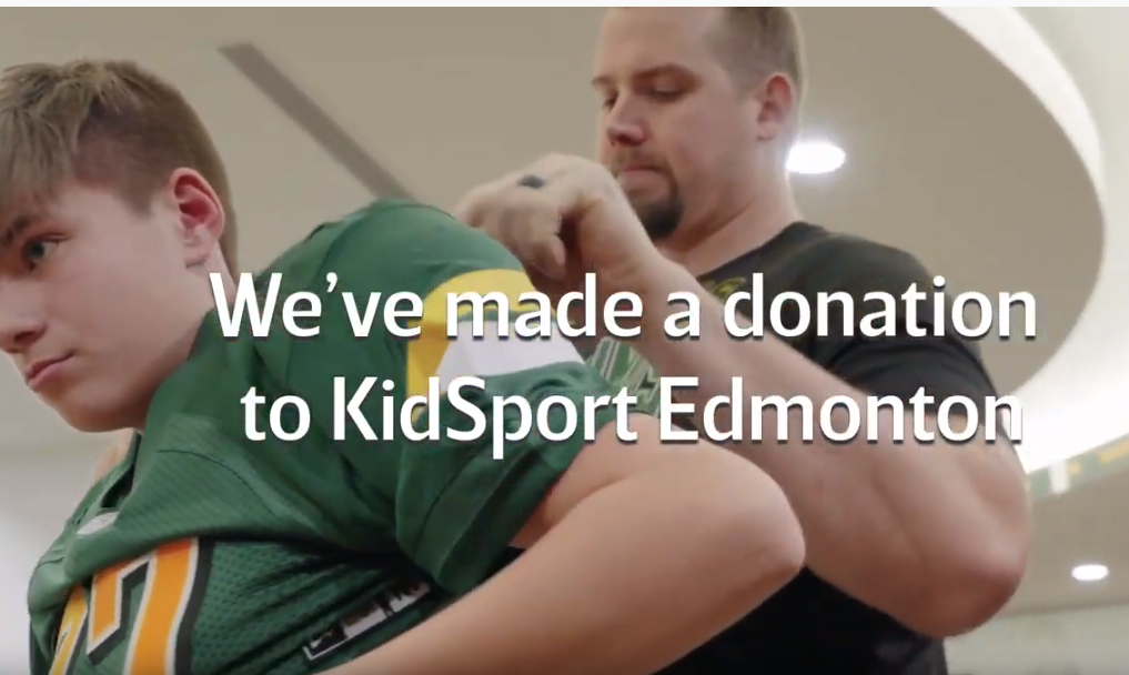 Giving Back to Kids Sport with the Edmonton Eskimos
